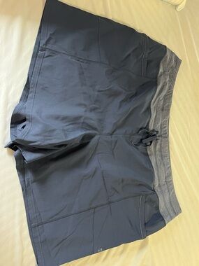 RBX Women’s Blue Shorts with Heathered Gray Waistband 3X